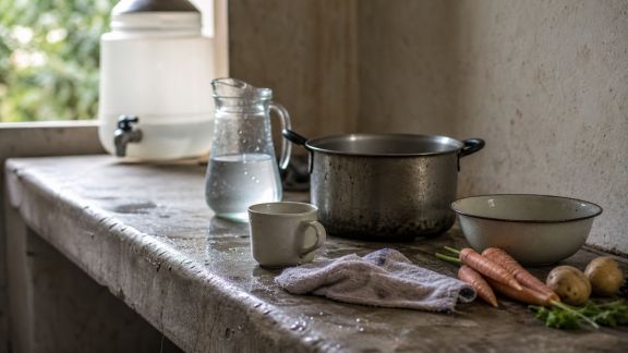 Relever les défis de la cuisine sans eau courante : solutions et conseils
