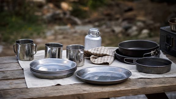Ranger et nettoyer facilement sa vaisselle en bivouac