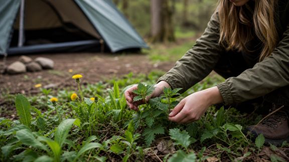 Reconnaître les plantes comestibles autour de votre campement