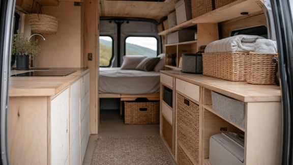 Optimiser le rangement pour un intérieur toujours ordonné dans son van